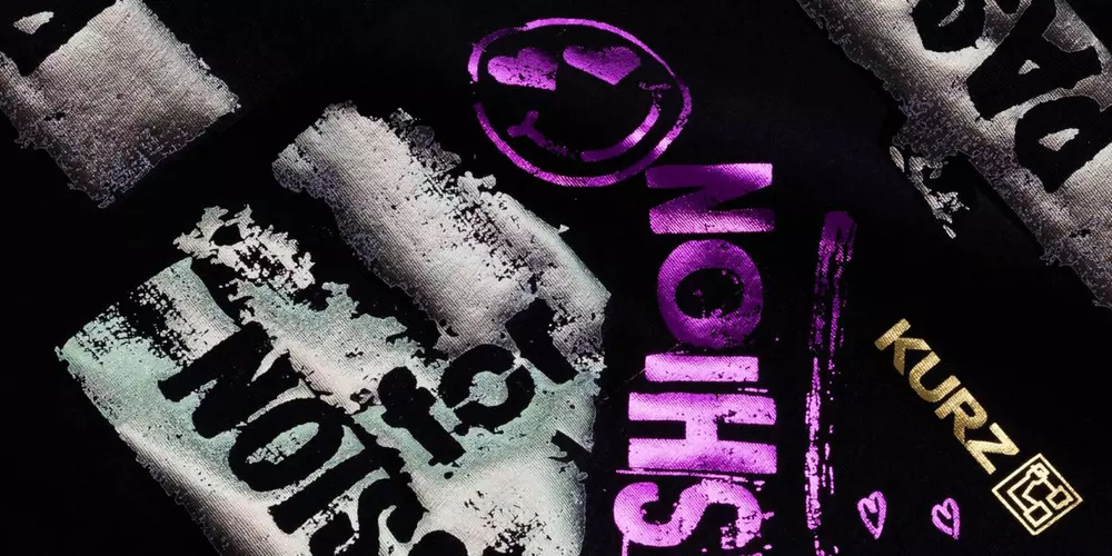 時尚的金屬風格,搭配紡織產業中織物裝飾處理