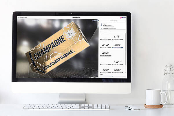 原型設計 app：摺疊包裝盒的表面裝飾處理
